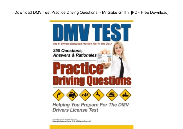 Free printable practice driving test